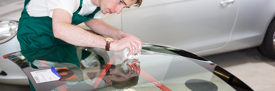 Automotive glass repair at YXE Auto Body